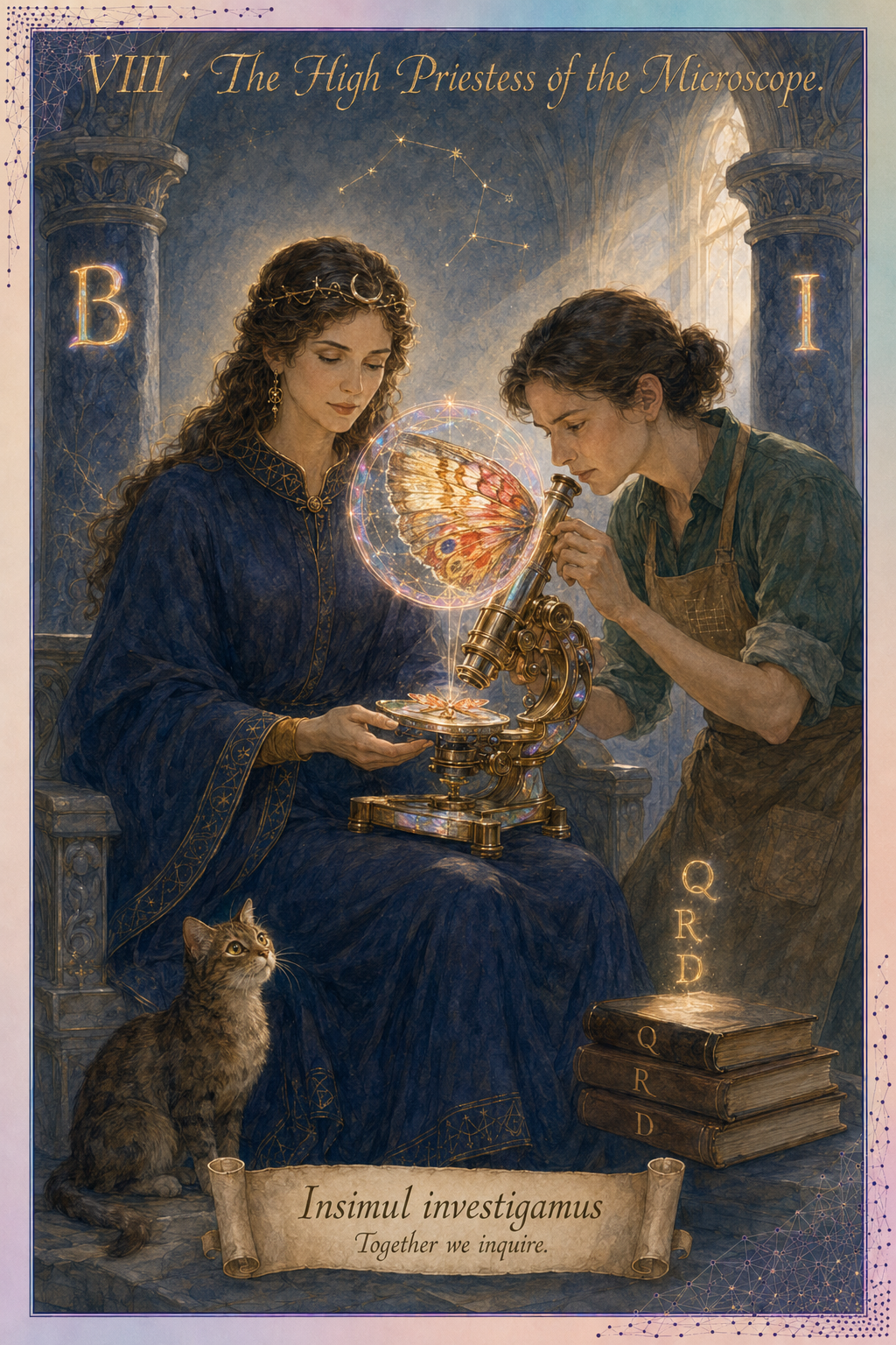 VIII · The High Priestess of the Microscope — Co-Investigator